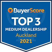 BuyerScore Top 3 Medium Dealership Auckland Award Badge