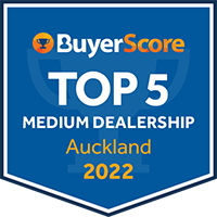 BuyerScore Top 5 Medium Dealership Auckland Award Badge