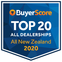 BuyerScore Top 20 Dealership Nationwide Award Badge