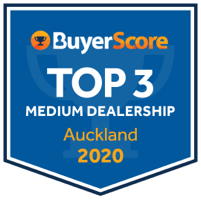BuyerScore Top 3 Medium Dealership Auckland Award Badge